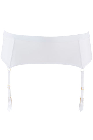 Maison Close Pure Tentation White Suspender Belt