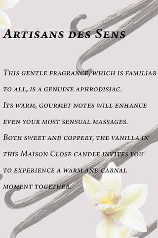 Maison Close Vanilla Massage Candle