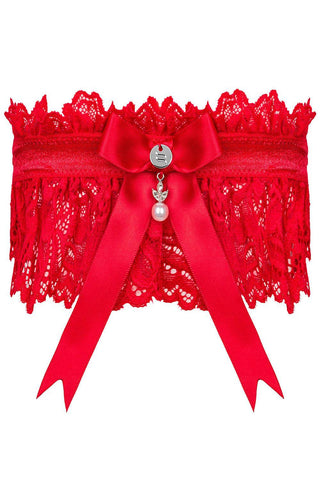 Obsessive Amor Cherris Garter Red