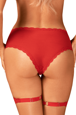 Obsessive Belovya Harness Brief Red