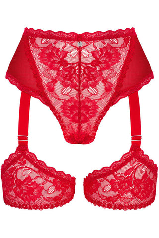 Obsessive Belovya Harness Brief Red