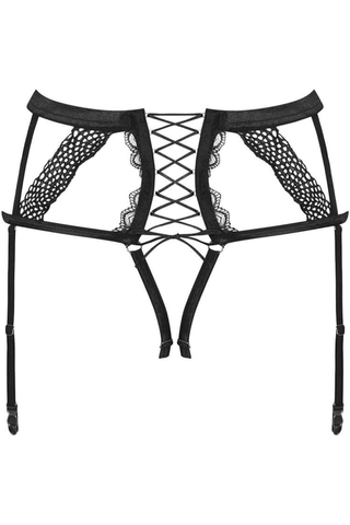 Obsessive Bravelle Crotchless Suspender Thong