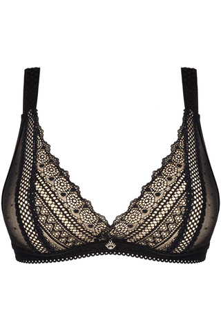 Obsessive Estiqua Triangle Bra Black