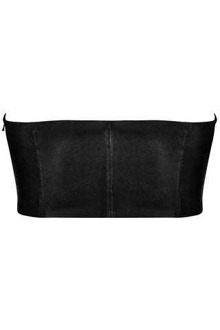 Obsessive Hermeza Wetlook Bandeau Top Black