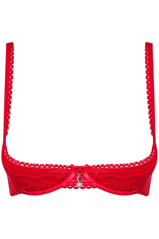 Obsessive Lovica Half Cup Bra Red