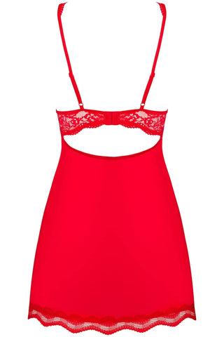 Obsessive Luvae Babydoll & Thong Red