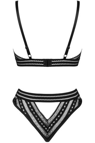 Obsessive Natilya Bra & Brief Black