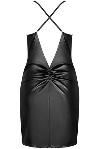 Obsessive Yollanda Wetlook Dress Black