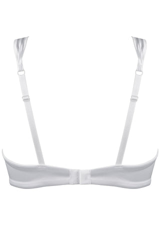 Prelude Marlene White Underwired Half Cup Bra