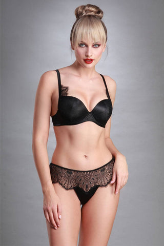 Prelude Noir Fatale Bra With Swarovski Crystals