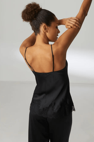 Simone Pérèle Nocturne Silk Camisole Black