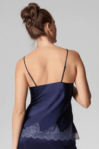 Simone Pérèle Nocturne Midnight Silk Camisole - Naughty Knickers