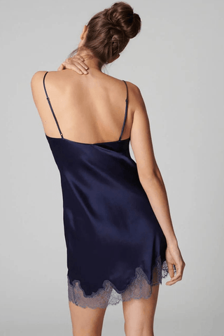 Simone Pérèle Nocturne Silk Nightdress Midnight