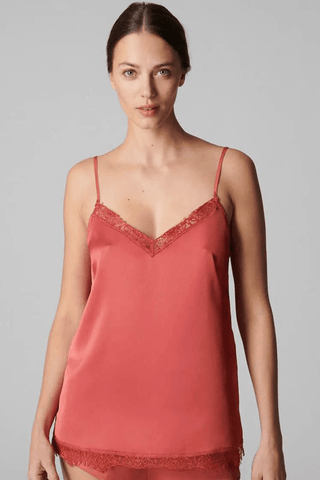 Simone Pérèle Satin Secrets Camisole Quartz Pink