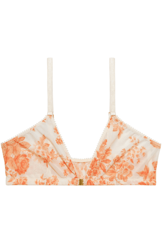 Underprotection Rania Triangle Bra Orange/Creme