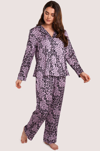 Wolf & Whistle Kaylee Animal Print Pyjama Set