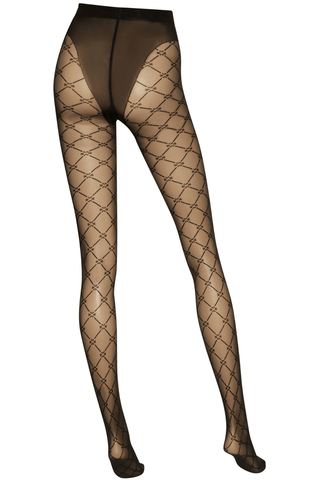 Wolford Aurora Love Tights Black