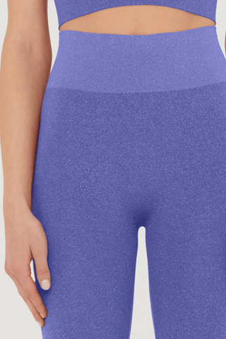 Wolford The W Shiny Leggings Ultra Violet/Light Aquamarine